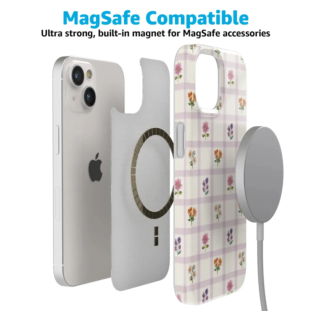 Meadow Check | Floral Gingham Case - Image 82