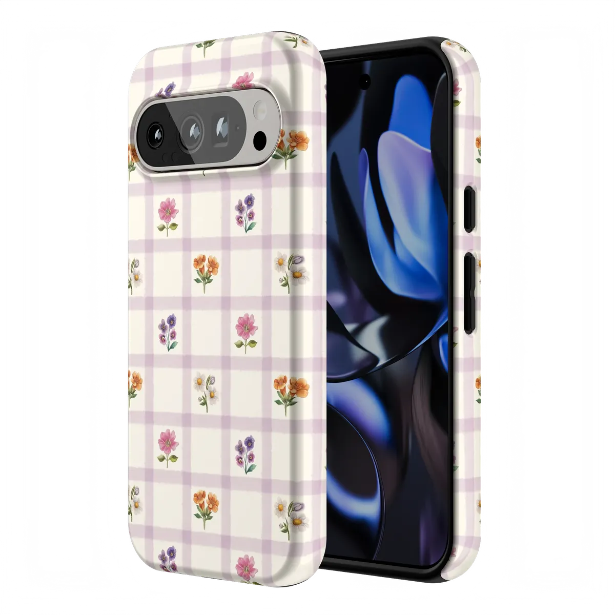 Meadow Check | Floral Gingham Case - Image 92