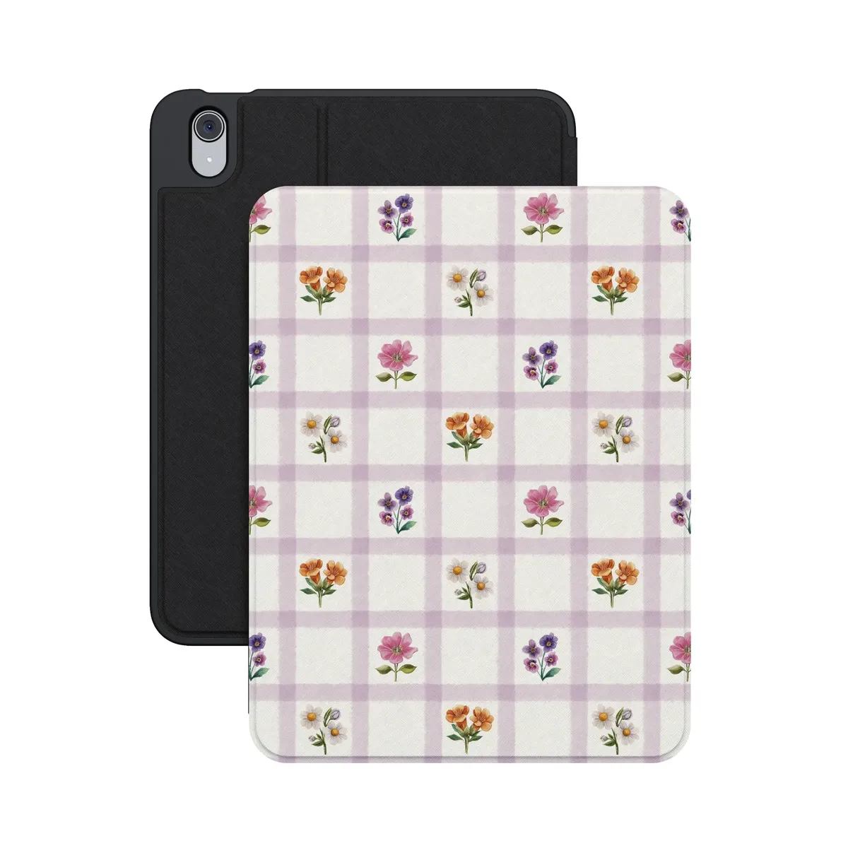 Meadow Check | Floral Gingham iPad Case - Image 9