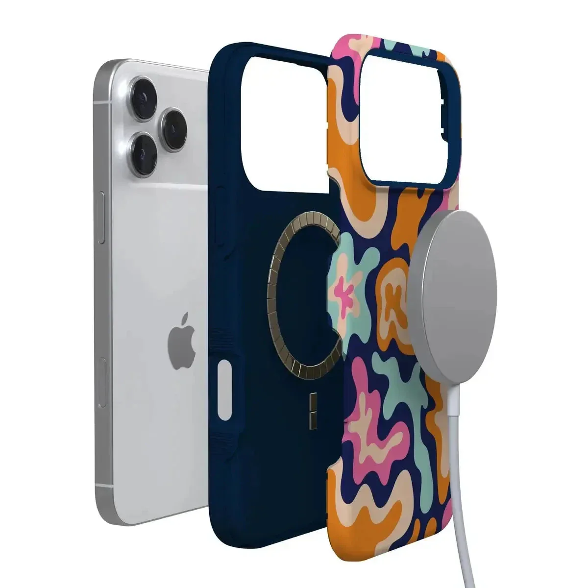 Midnight Color Splash | Abstract Retro Case - Image 4