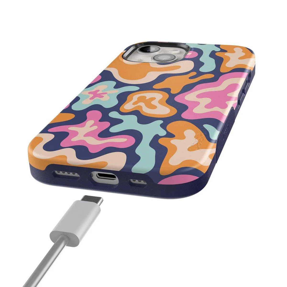 Midnight Color Splash | Abstract Retro Case - Image 75