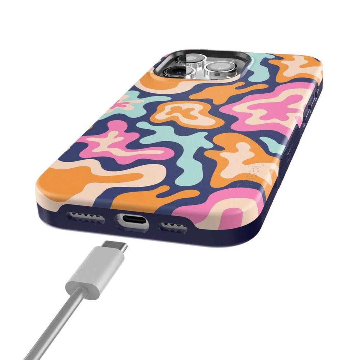 Midnight Color Splash | Abstract Retro Case - Image 80