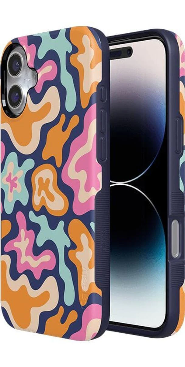 Midnight Color Splash | Abstract Retro Case - Image 97
