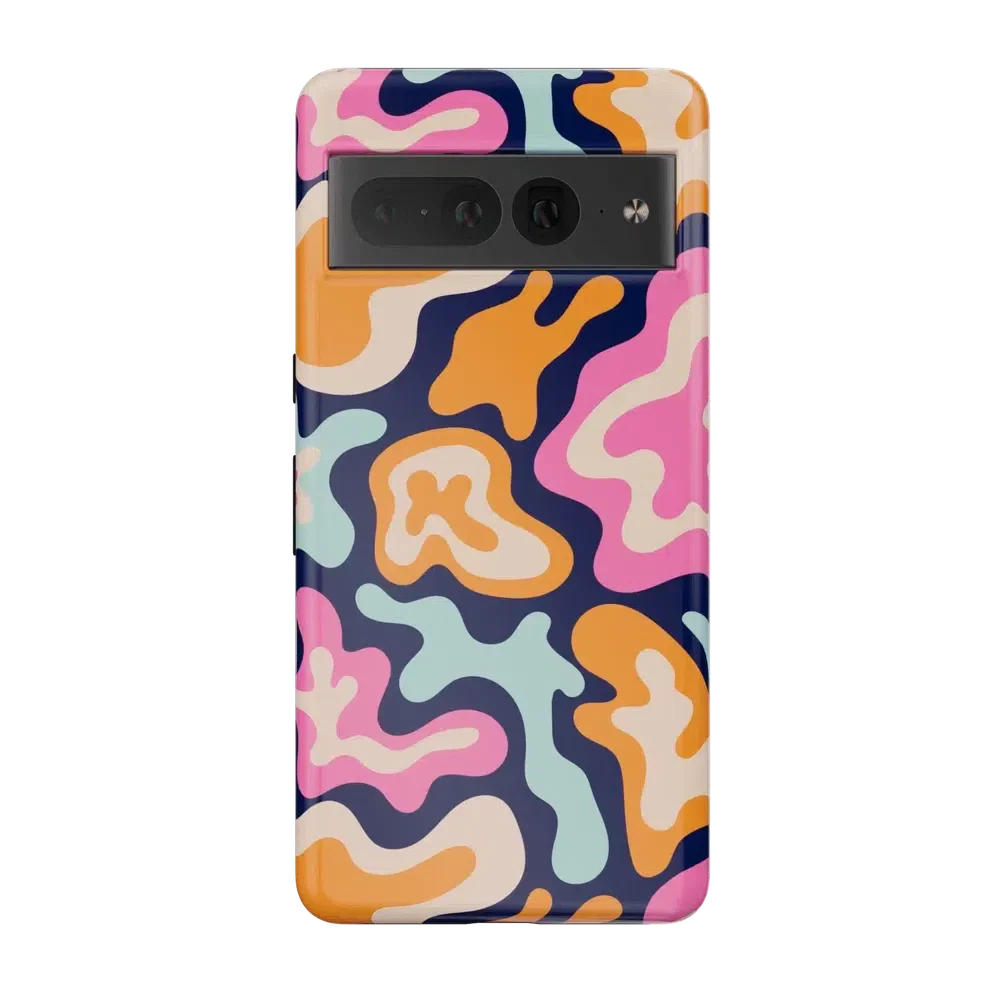 Midnight Color Splash | Abstract Retro Google Pixel Case - Image 10