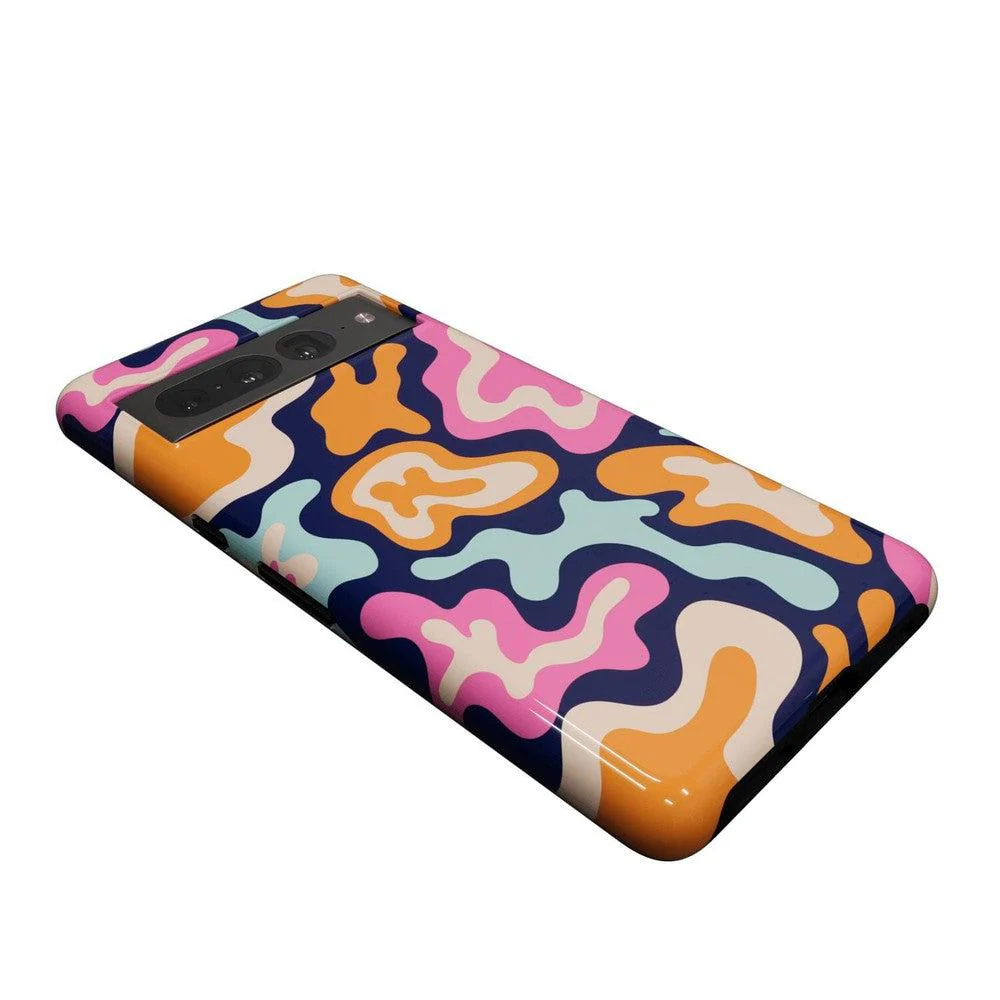 Midnight Color Splash | Abstract Retro Google Pixel Case - Image 11