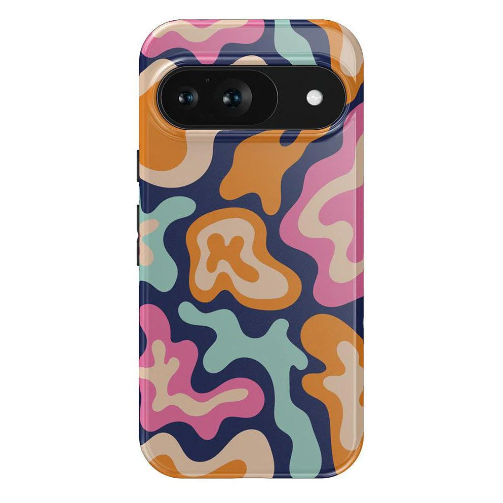 Midnight Color Splash | Abstract Retro Google Pixel Case - Image 16