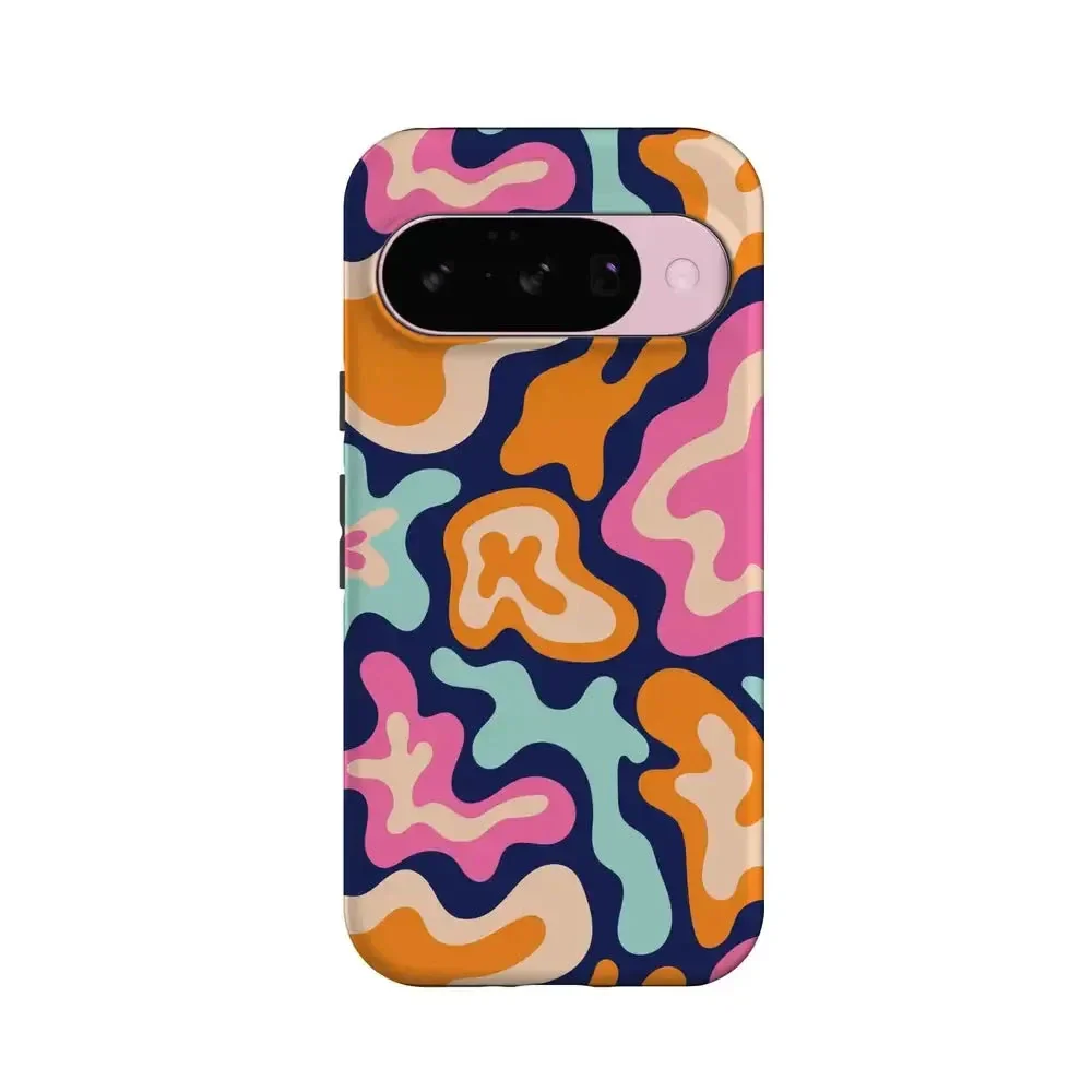 Midnight Color Splash | Abstract Retro Google Pixel Case - Image 18