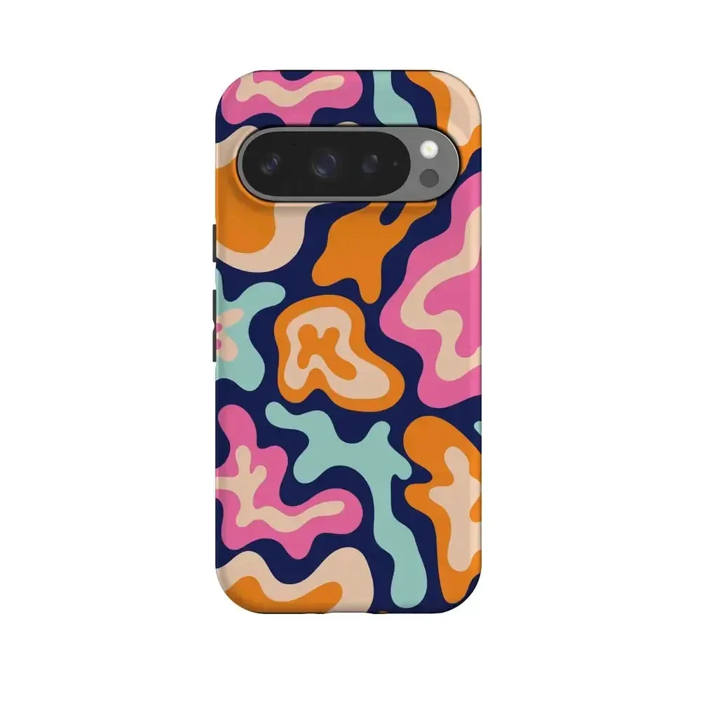 Midnight Color Splash | Abstract Retro Google Pixel Case - Image 19