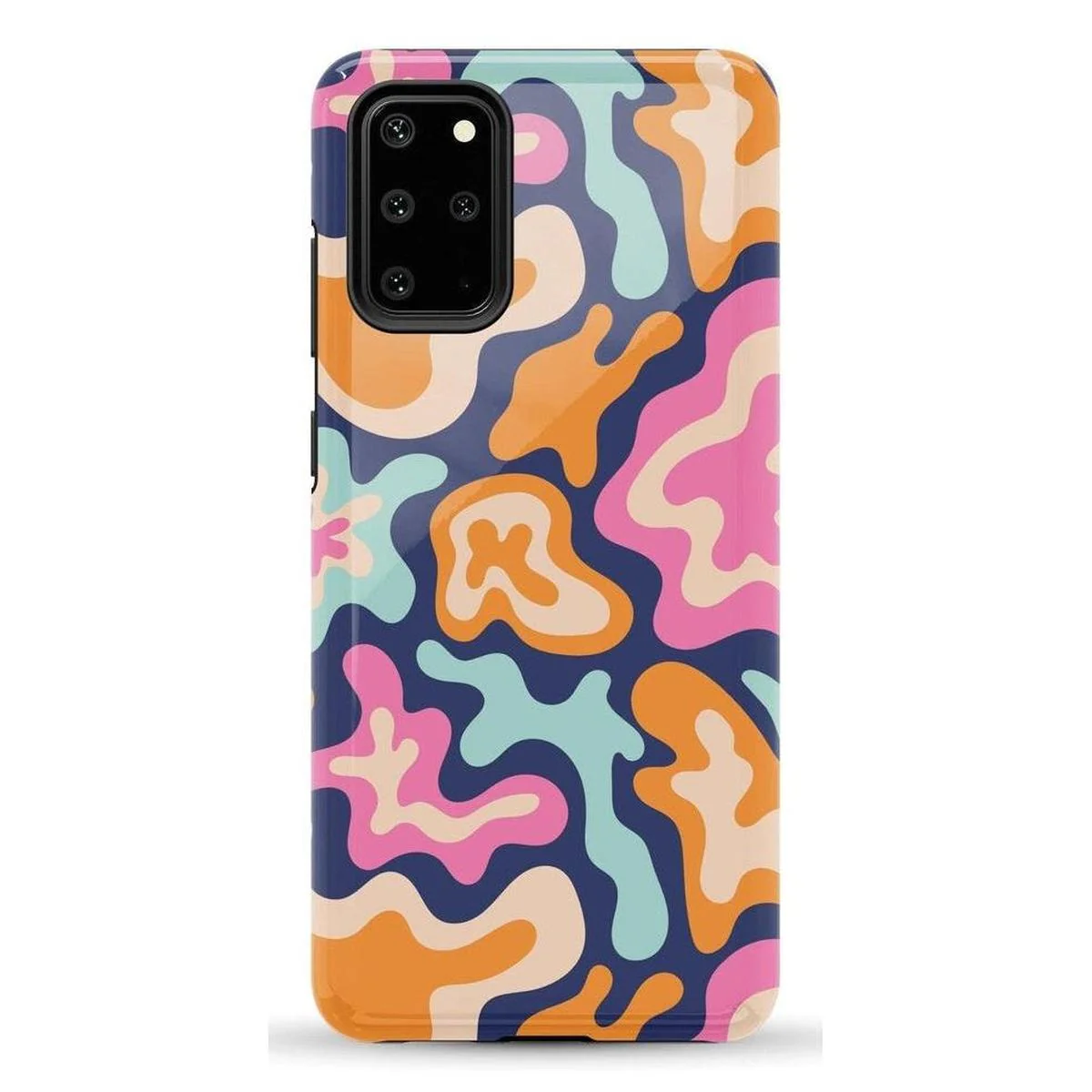 Midnight Color Splash | Abstract Retro Samsung Case - Image 40
