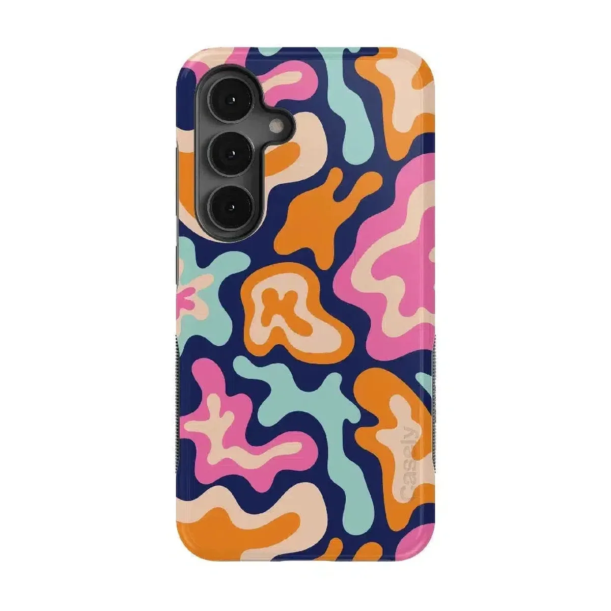 Midnight Color Splash | Abstract Retro Samsung Case - Image 47