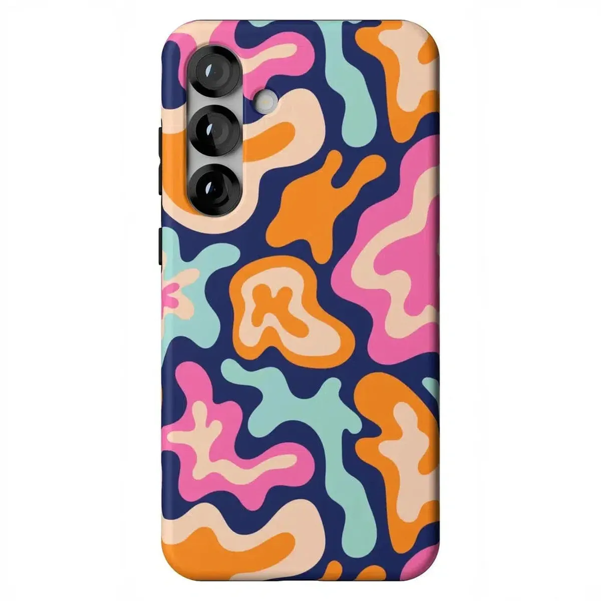Midnight Color Splash | Abstract Retro Samsung Case - Image 50