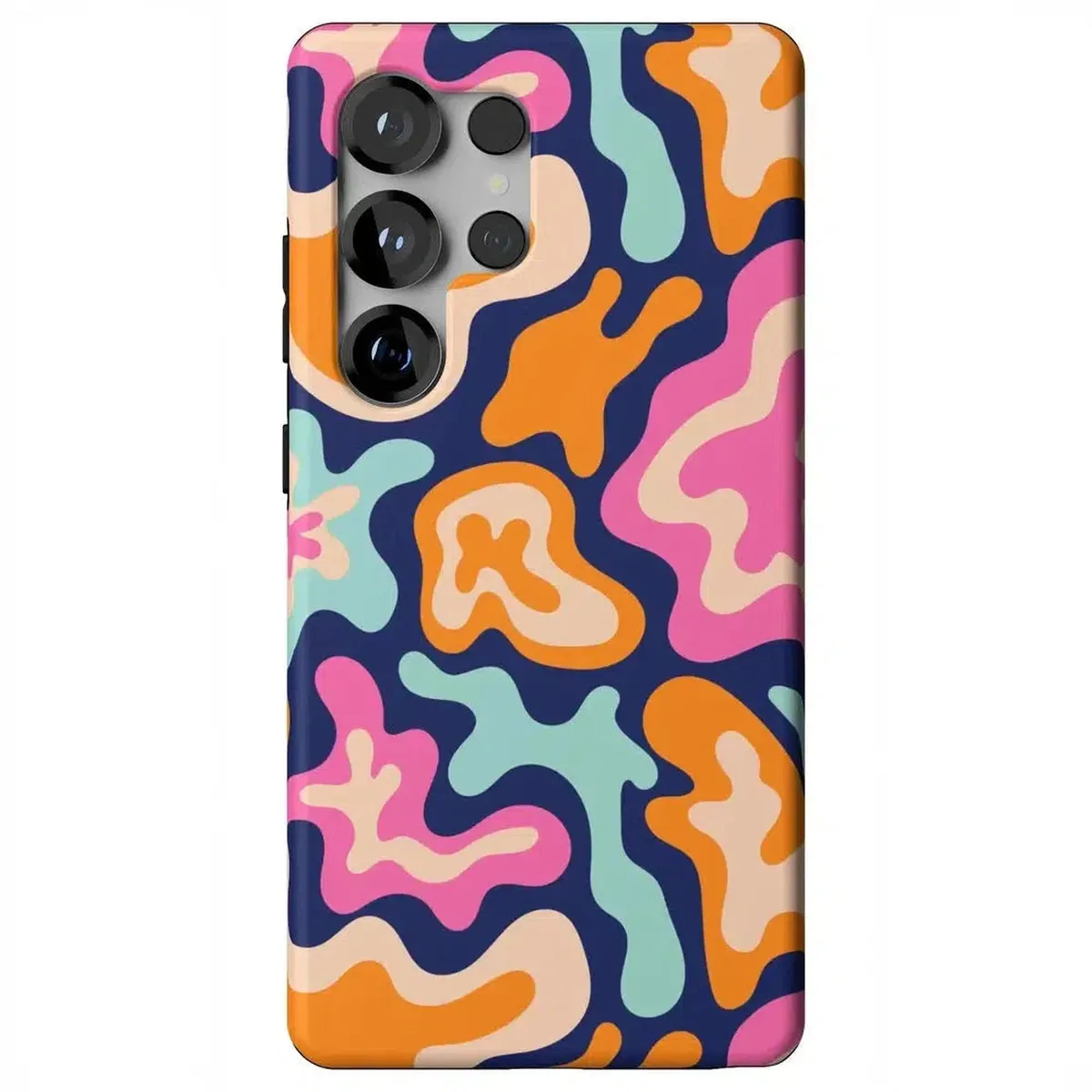 Midnight Color Splash | Abstract Retro Samsung Case - Image 51