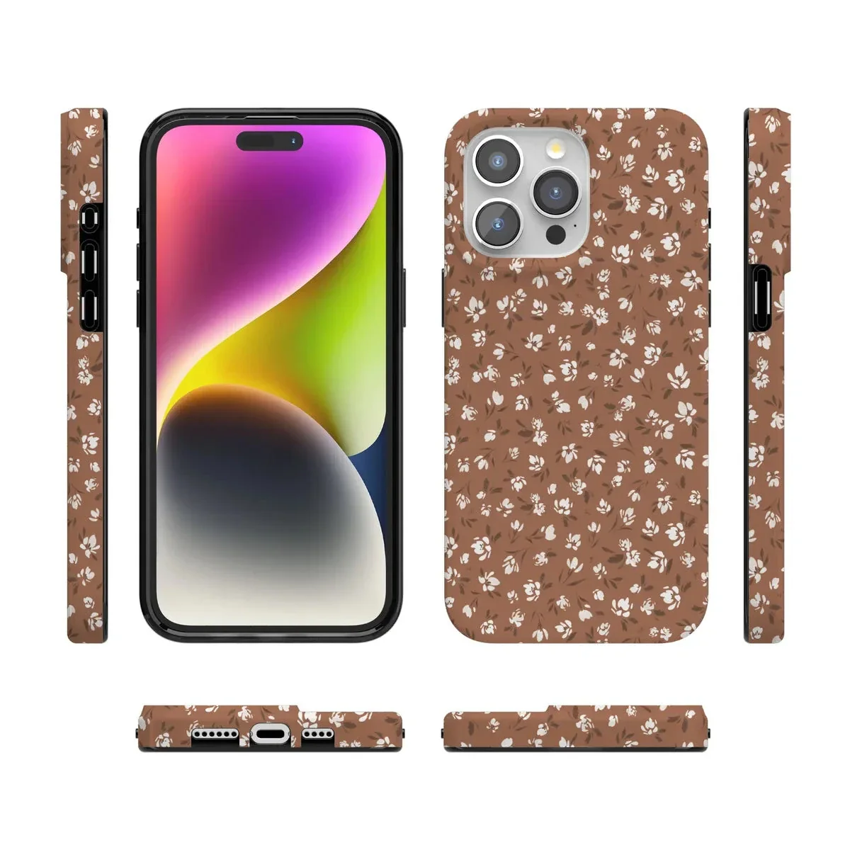Mocha Meadow | Tiny Flowers Case - Image 167