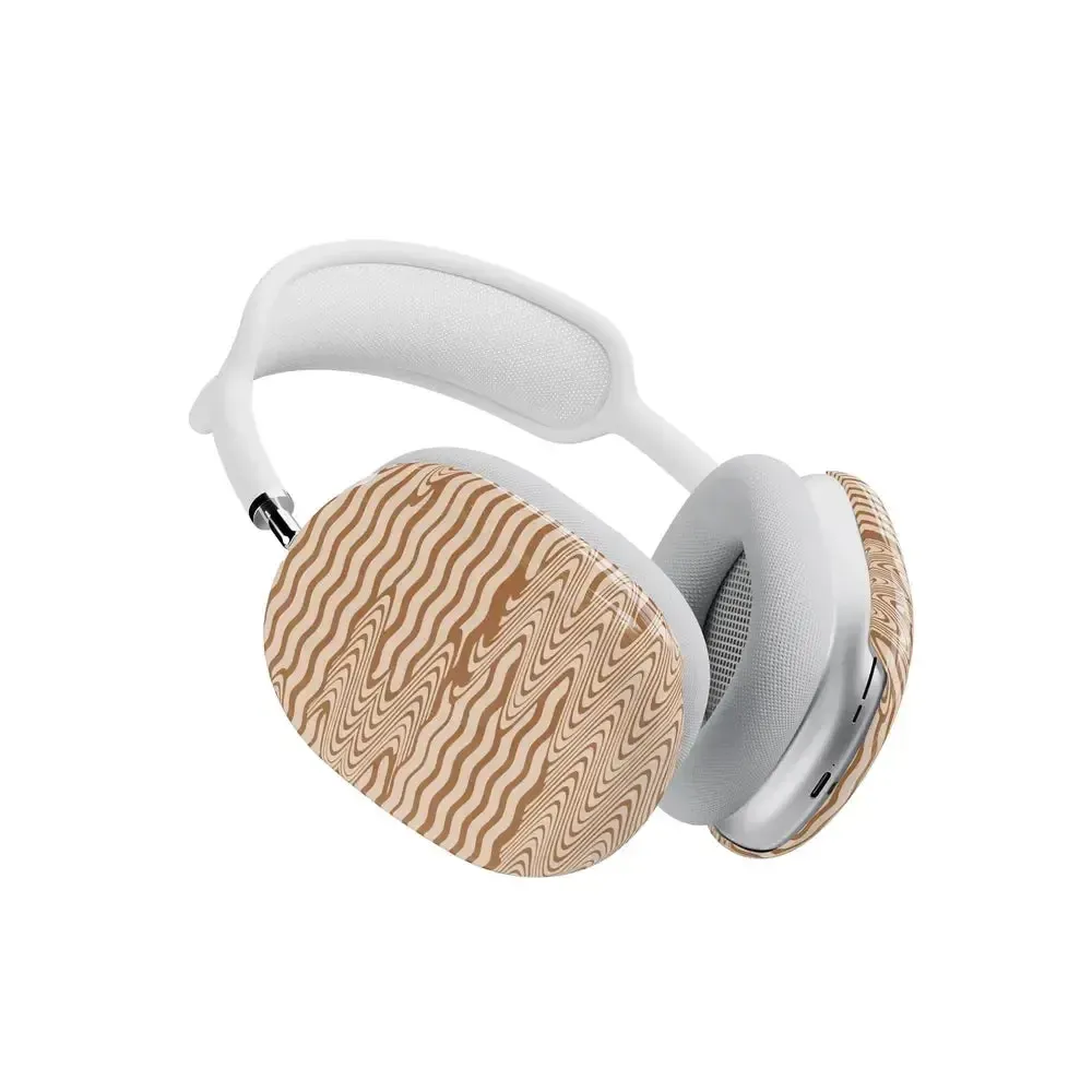 Mocha Ripple | Brown Waves AirPods Max Case - Image 3