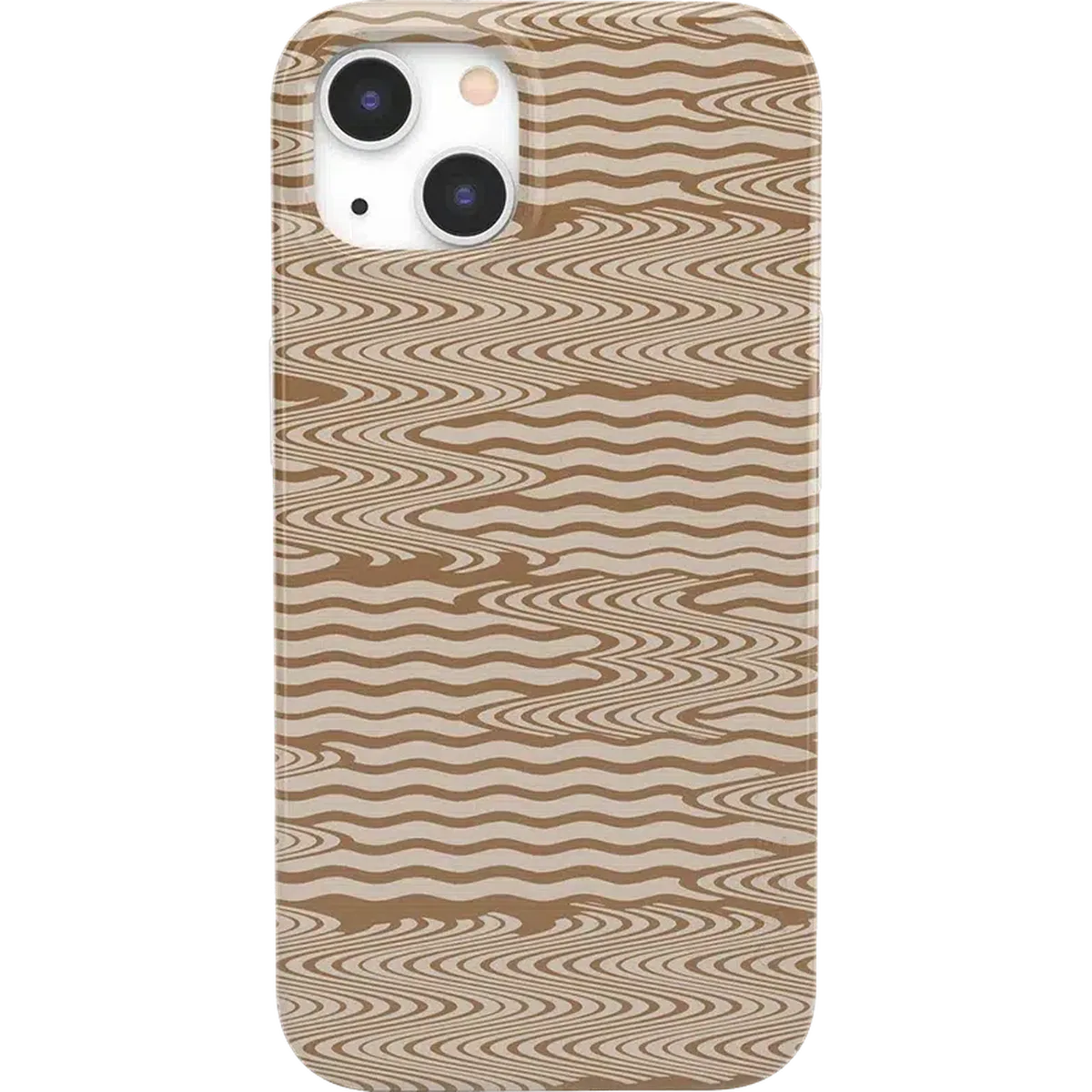 Mocha Ripple | Brown Waves Case - Image 68