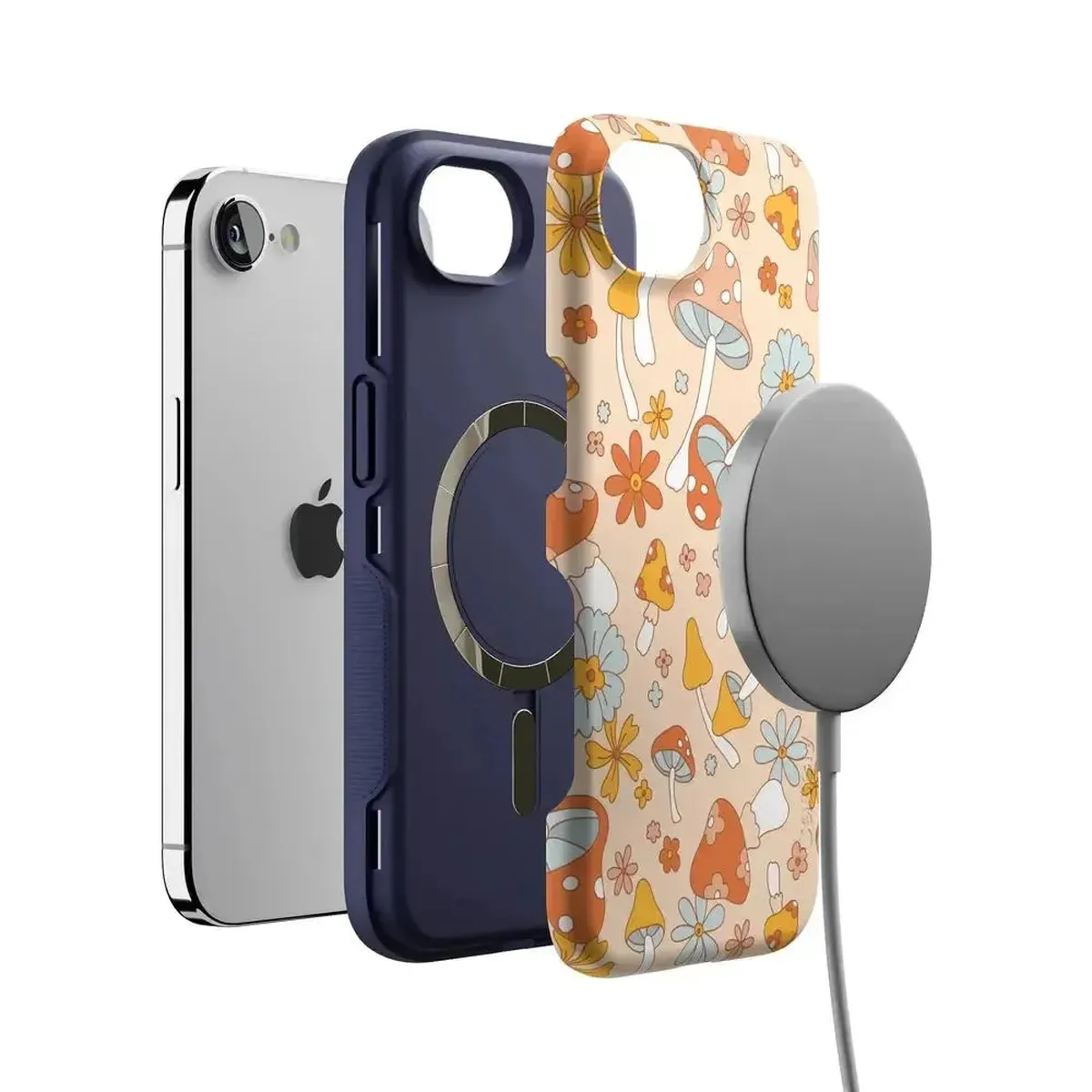 Mushroom Magic | Retro Floral Case - Image 102