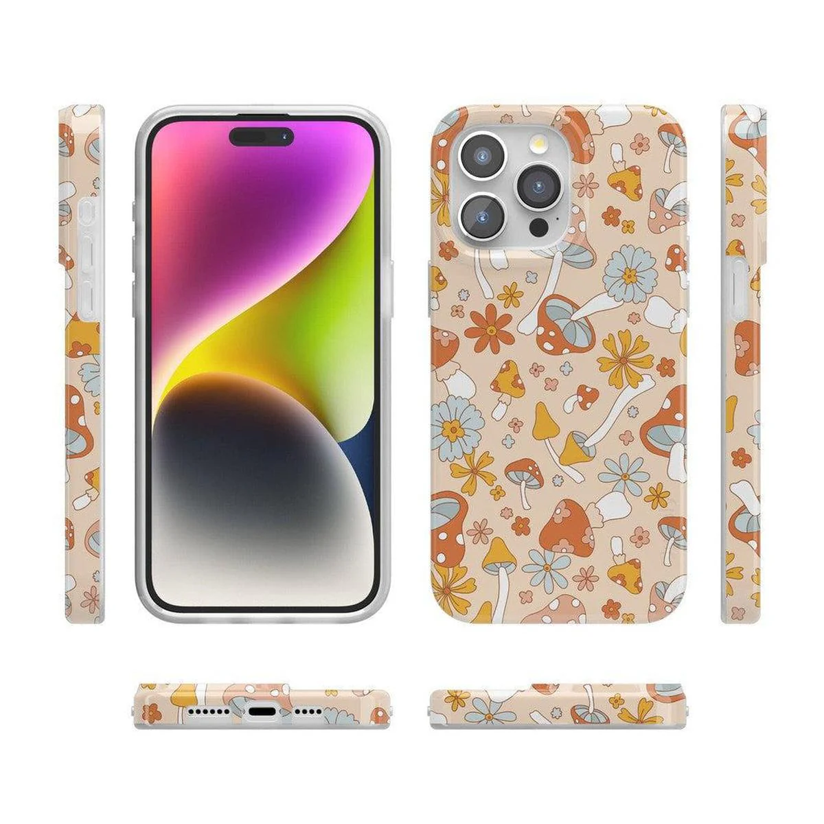 Mushroom Magic | Retro Floral Case - Image 20