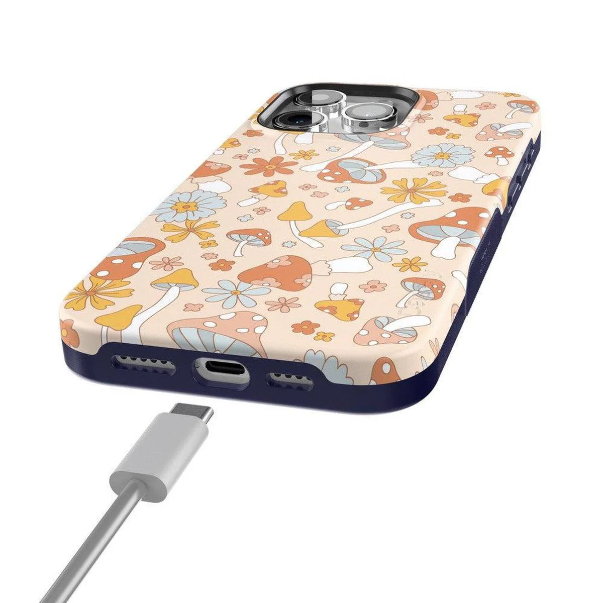 Mushroom Magic | Retro Floral Case - Image 93