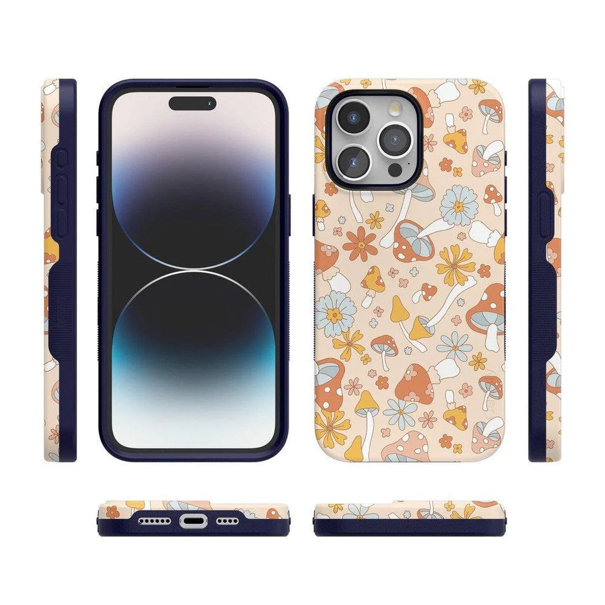 Mushroom Magic | Retro Floral Case - Image 95