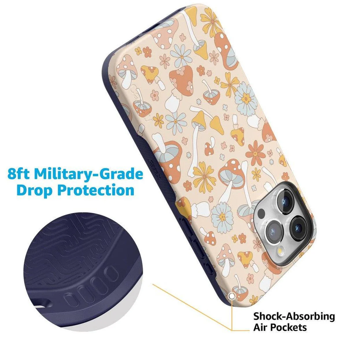 Mushroom Magic | Retro Floral Case - Image 96