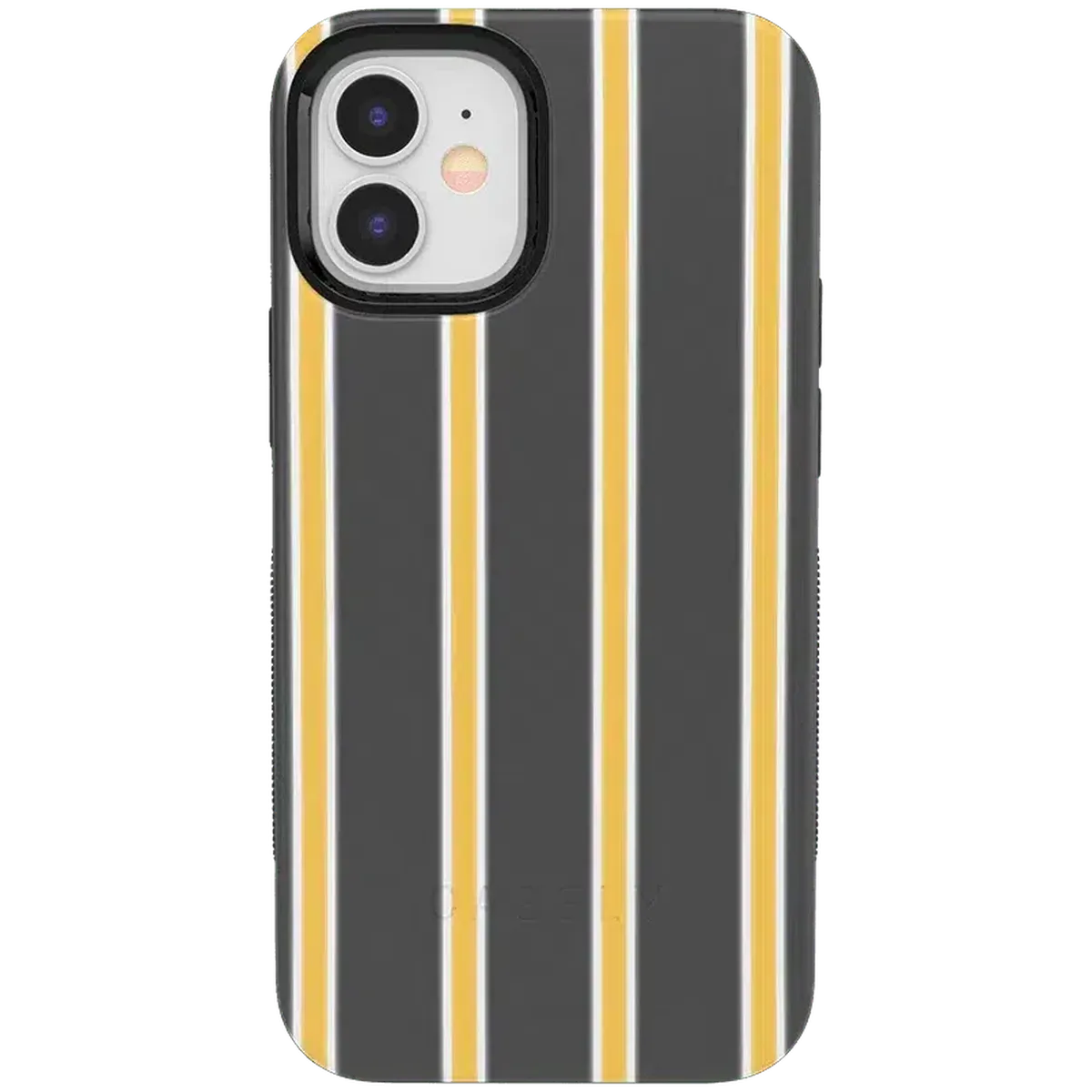 Fine Lines | Mustard Yellow Pinstripe iPhone Case - Image 10