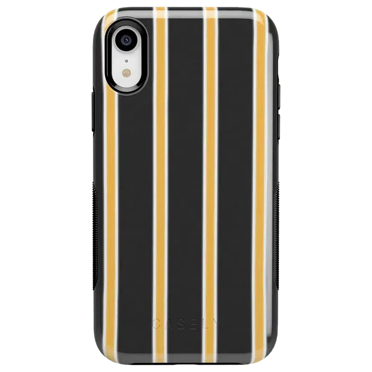Fine Lines | Mustard Yellow Pinstripe iPhone Case - Image 19