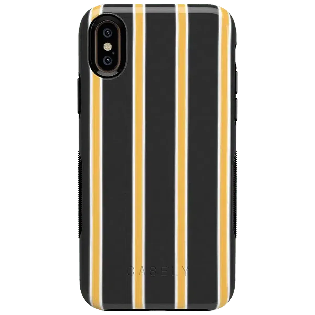Fine Lines | Mustard Yellow Pinstripe iPhone Case - Image 22