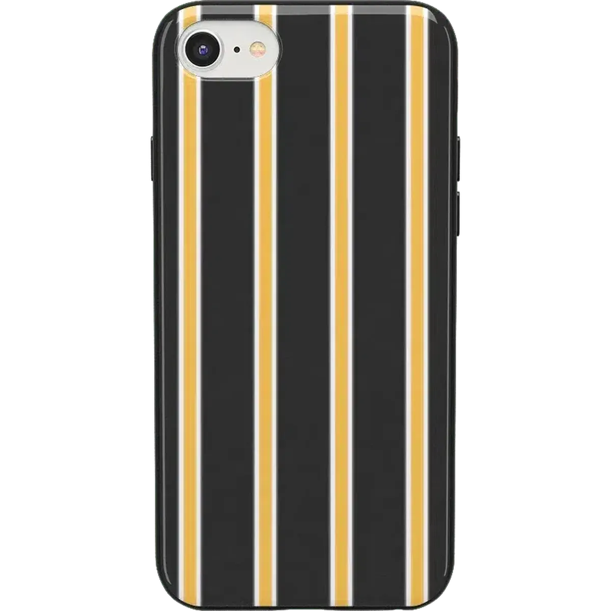 Fine Lines | Mustard Yellow Pinstripe iPhone Case - Image 31