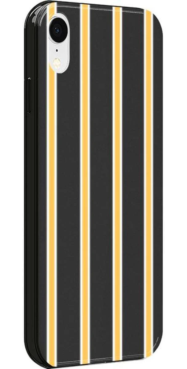 Fine Lines | Mustard Yellow Pinstripe iPhone Case - Image 35