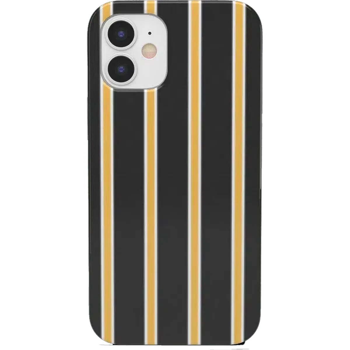 Fine Lines | Mustard Yellow Pinstripe iPhone Case - Image 4