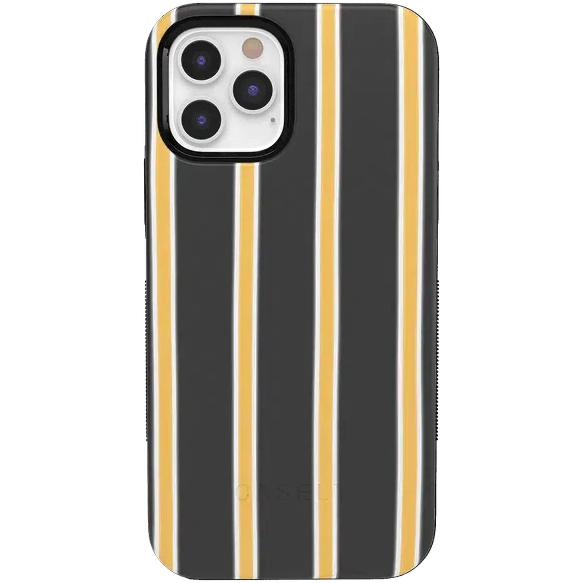 Fine Lines | Mustard Yellow Pinstripe iPhone Case - Image 7