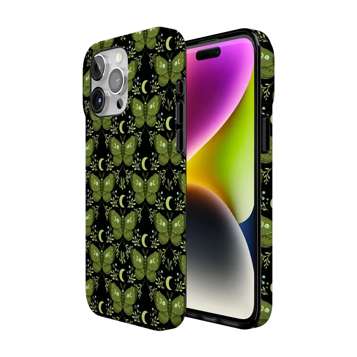 Mystic Moths | Green Twilight Case - Image 200