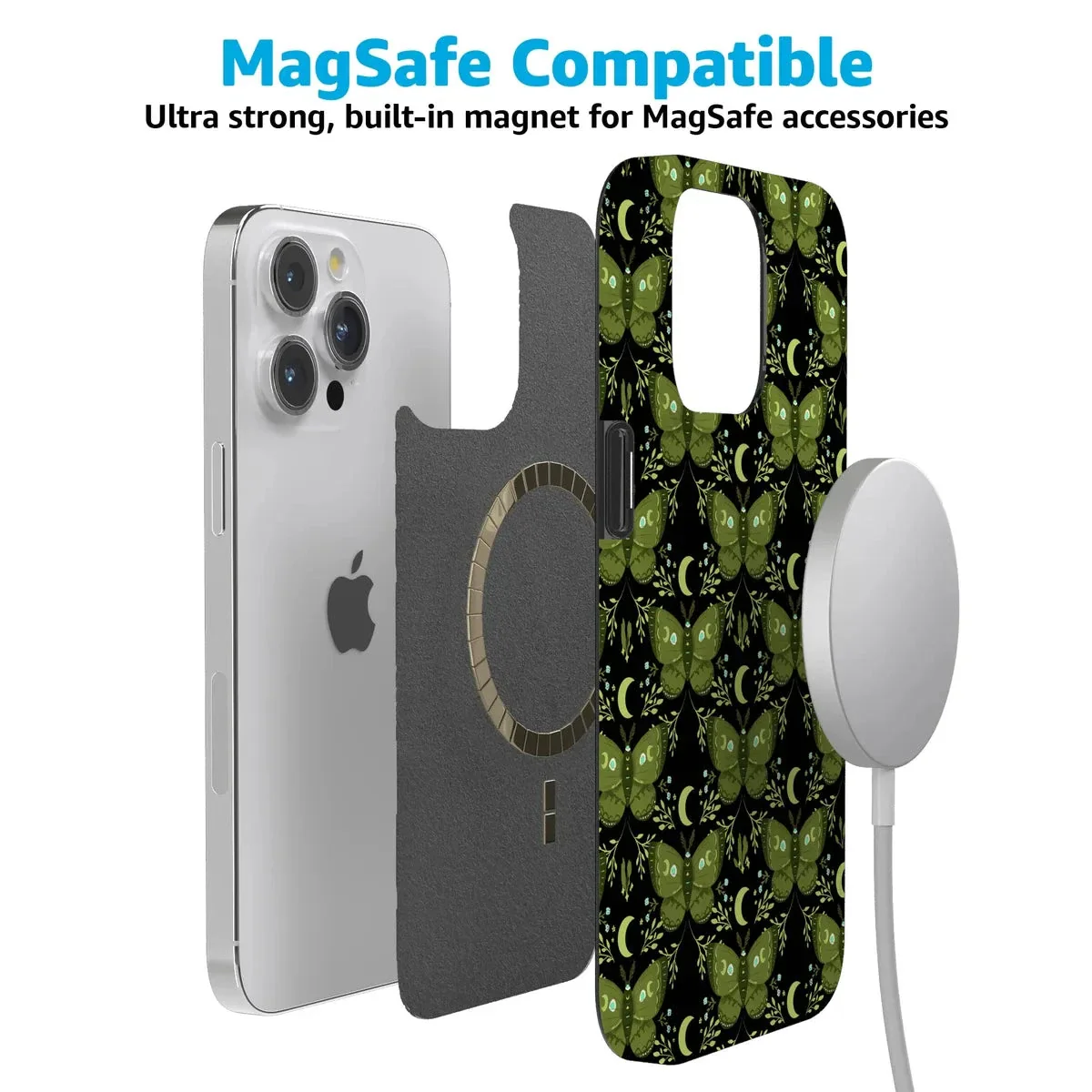 Mystic Moths | Green Twilight Case - Image 202
