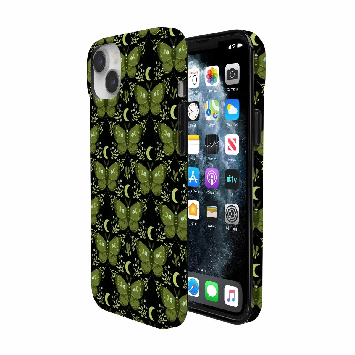 Mystic Moths | Green Twilight Case - Image 208
