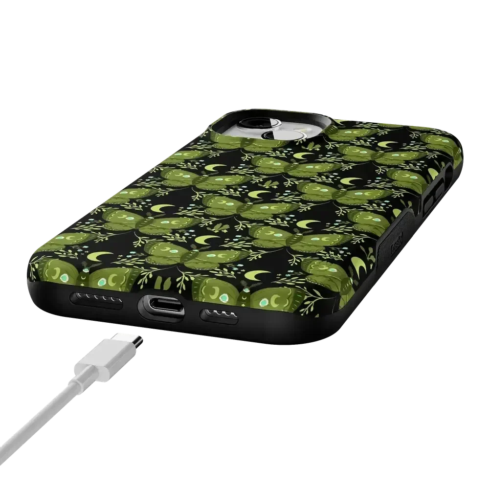 Mystic Moths | Green Twilight Case - Image 70