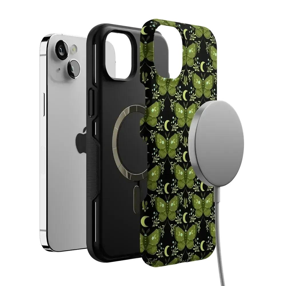 Mystic Moths | Green Twilight Case - Image 89