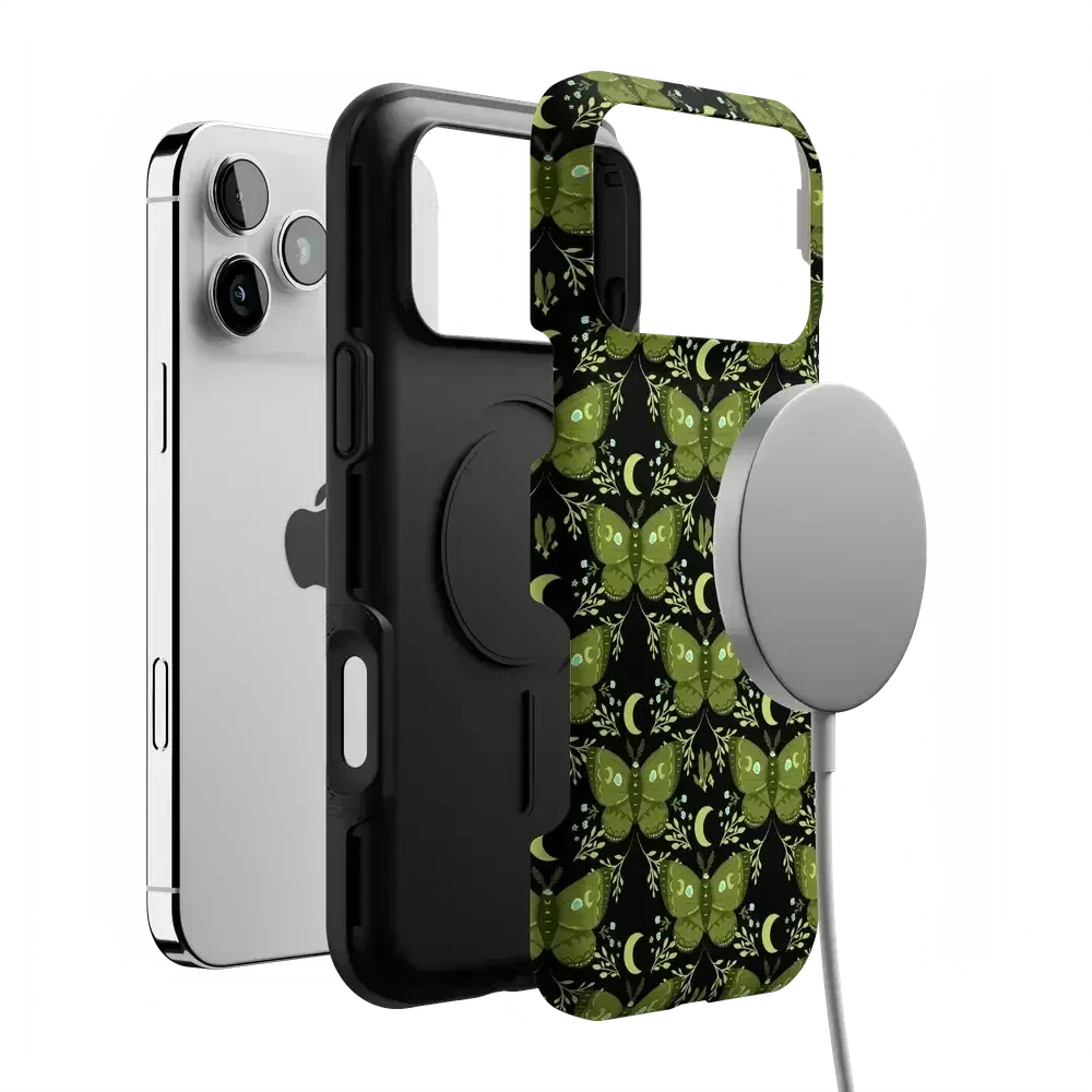 Mystic Moths | Green Twilight Case - Image 9