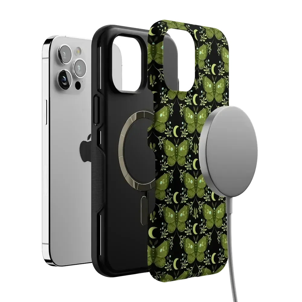 Mystic Moths | Green Twilight Case - Image 99