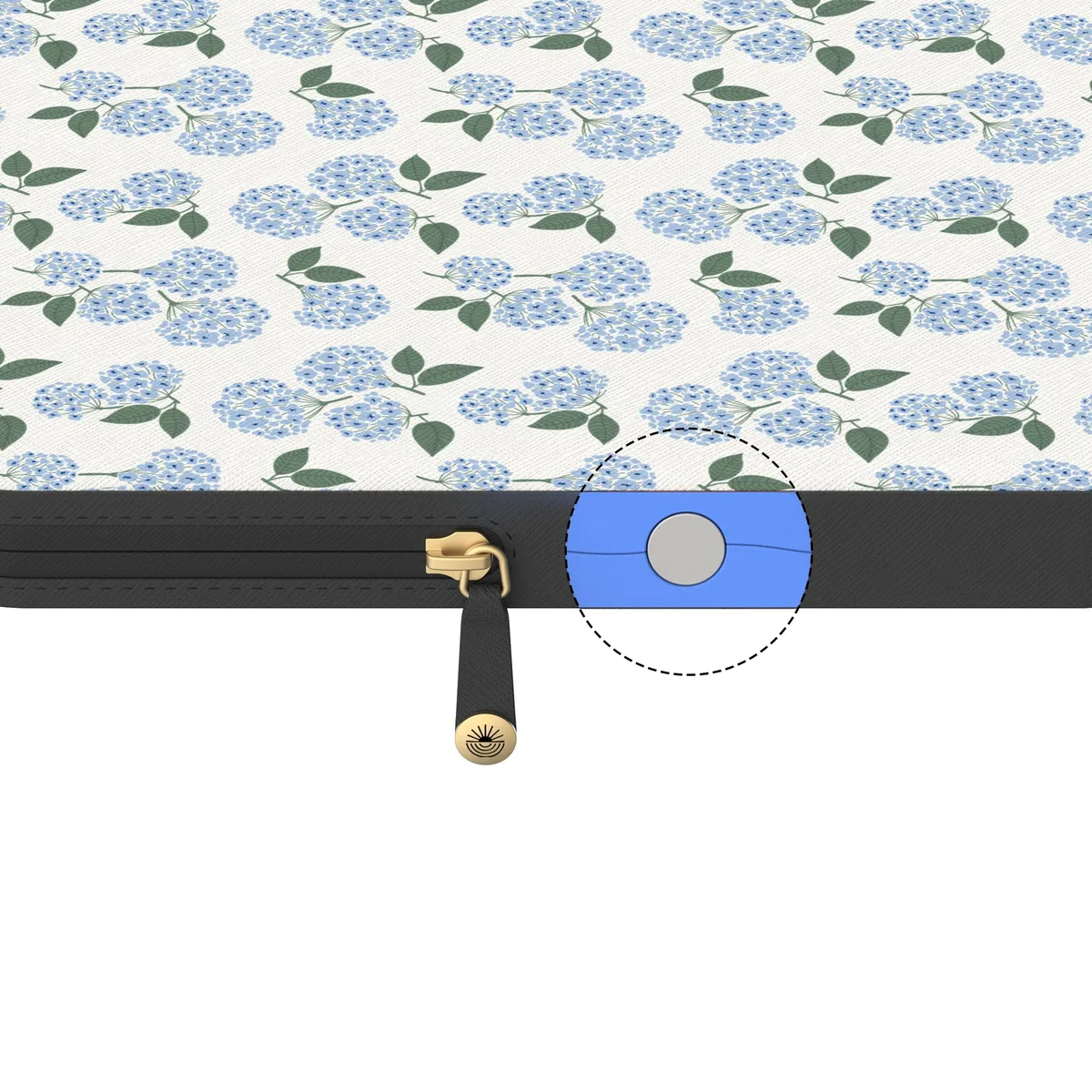 Nantucket Cottage | Blue Hydrangea Laptop Case - Image 15