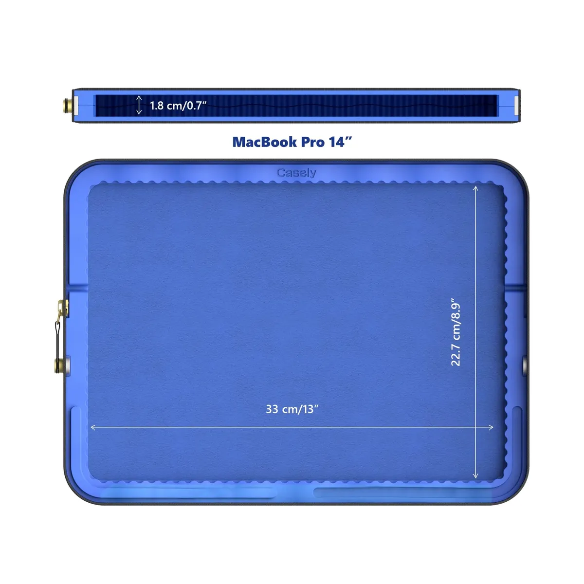 Nantucket Cottage | Blue Hydrangea Laptop Case - Image 16
