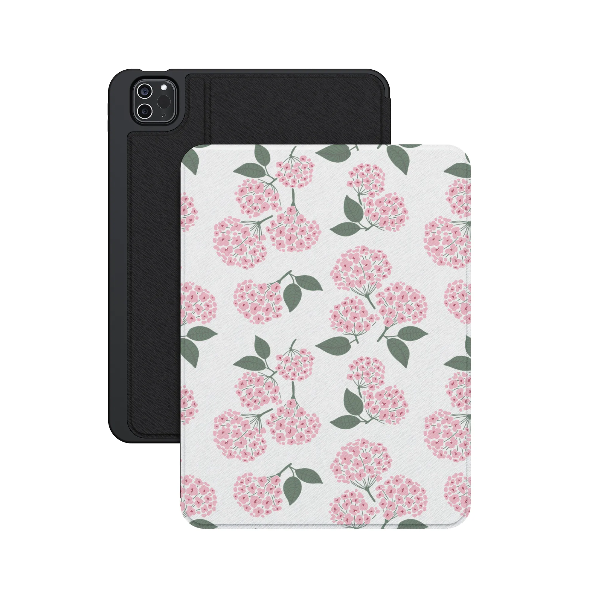 Nantucket Cottage | Pink Hydrangea iPad Case - Image 10