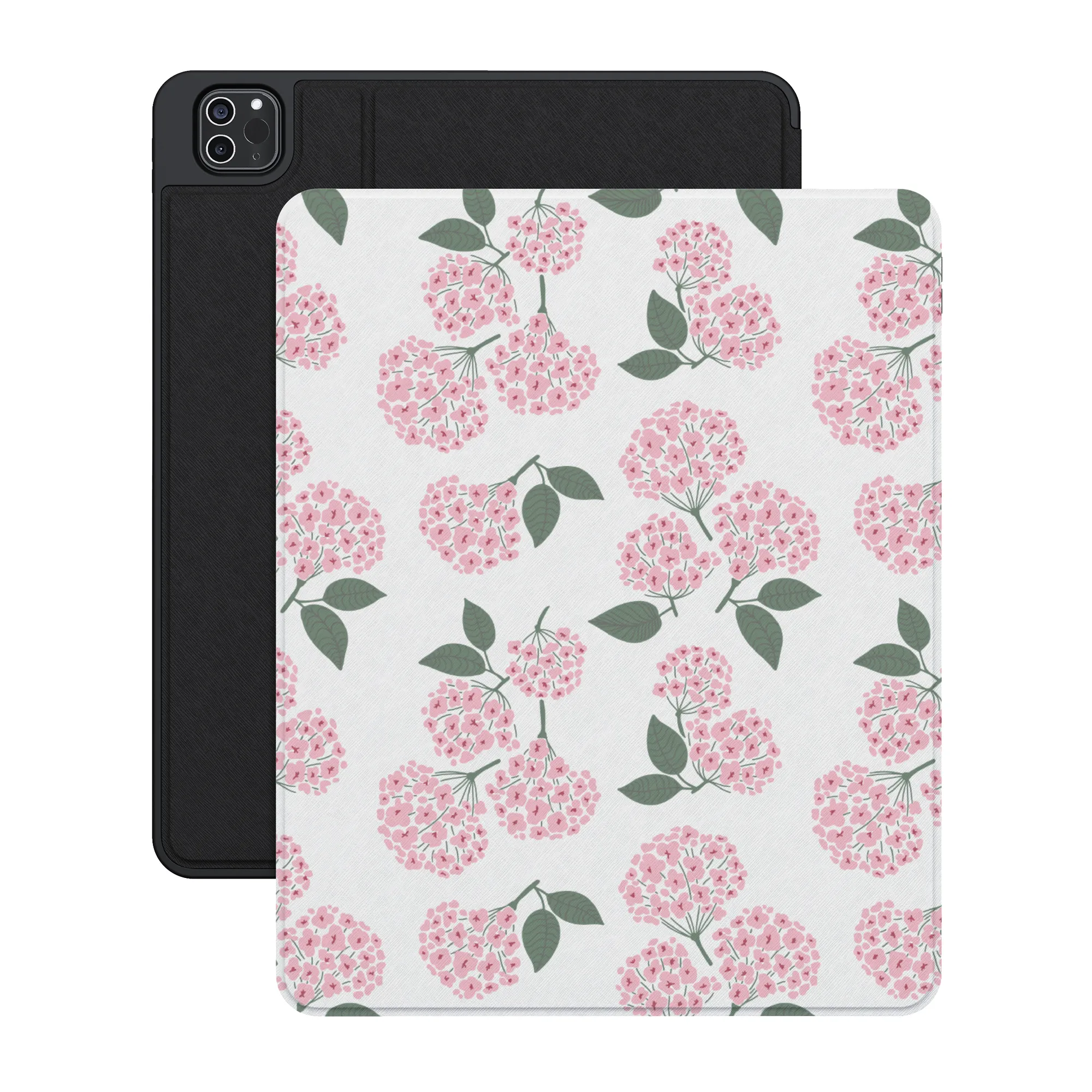 Nantucket Cottage | Pink Hydrangea iPad Case - Image 17