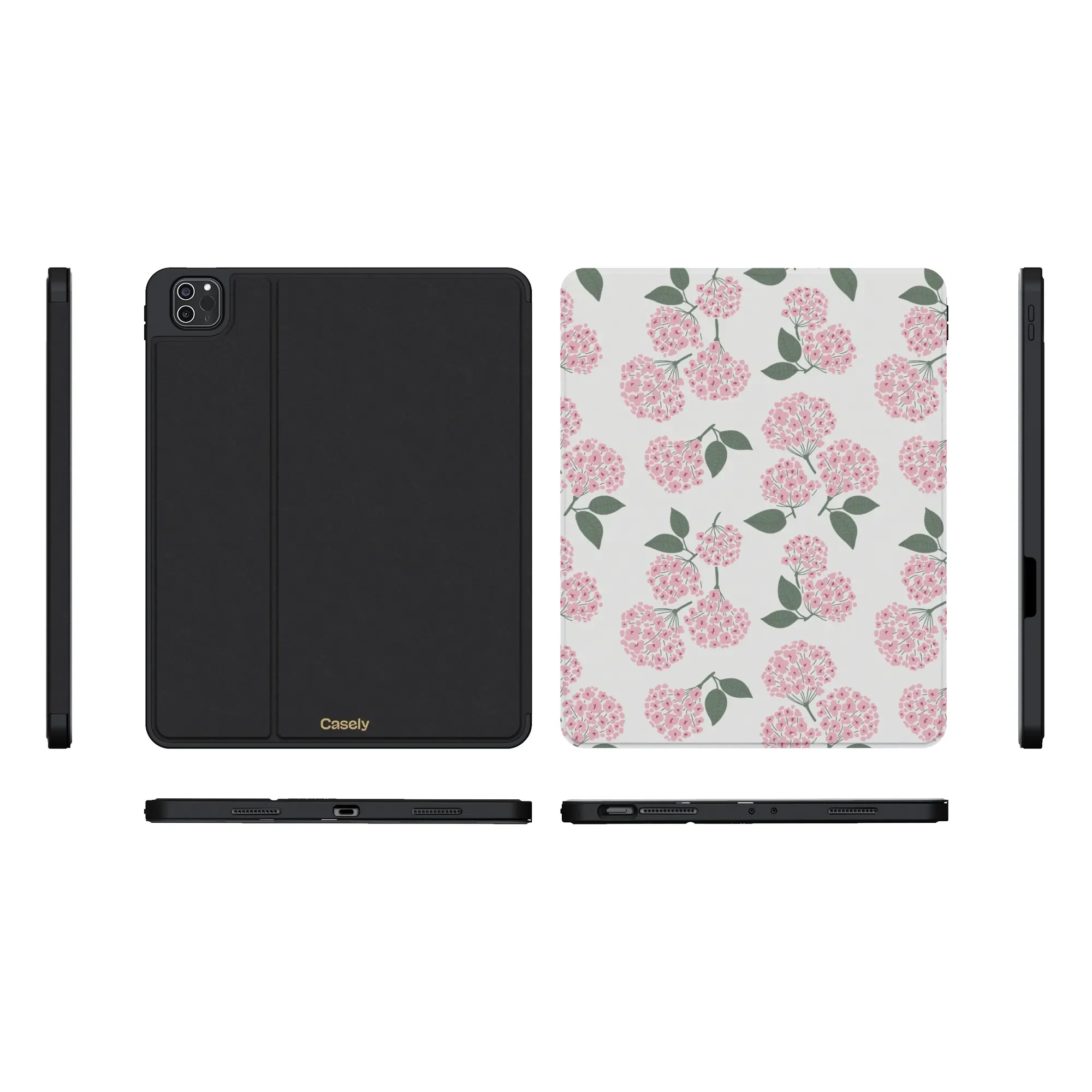 Nantucket Cottage | Pink Hydrangea iPad Case - Image 21
