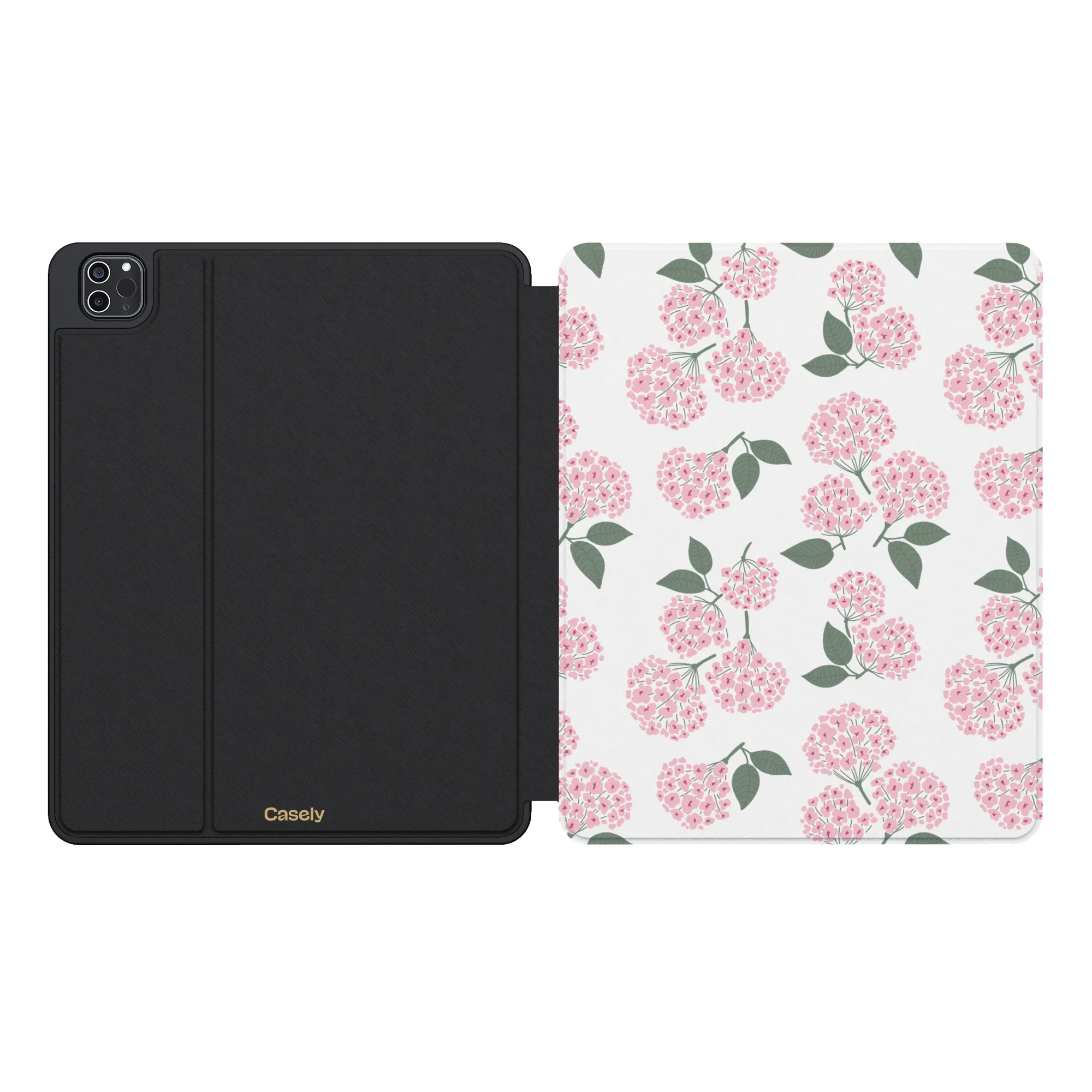 Nantucket Cottage | Pink Hydrangea iPad Case - Image 23