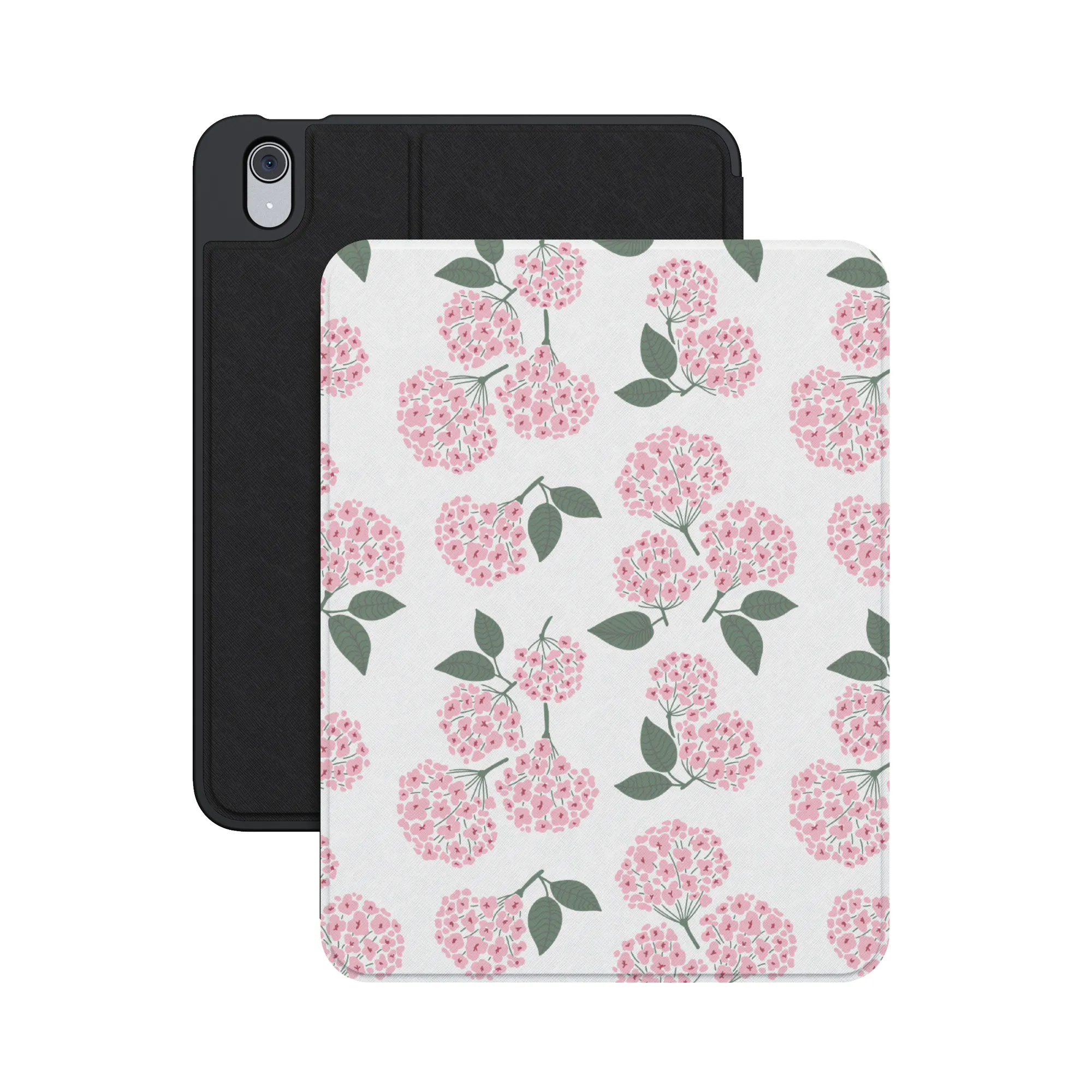 Nantucket Cottage | Pink Hydrangea iPad Case - Image 25