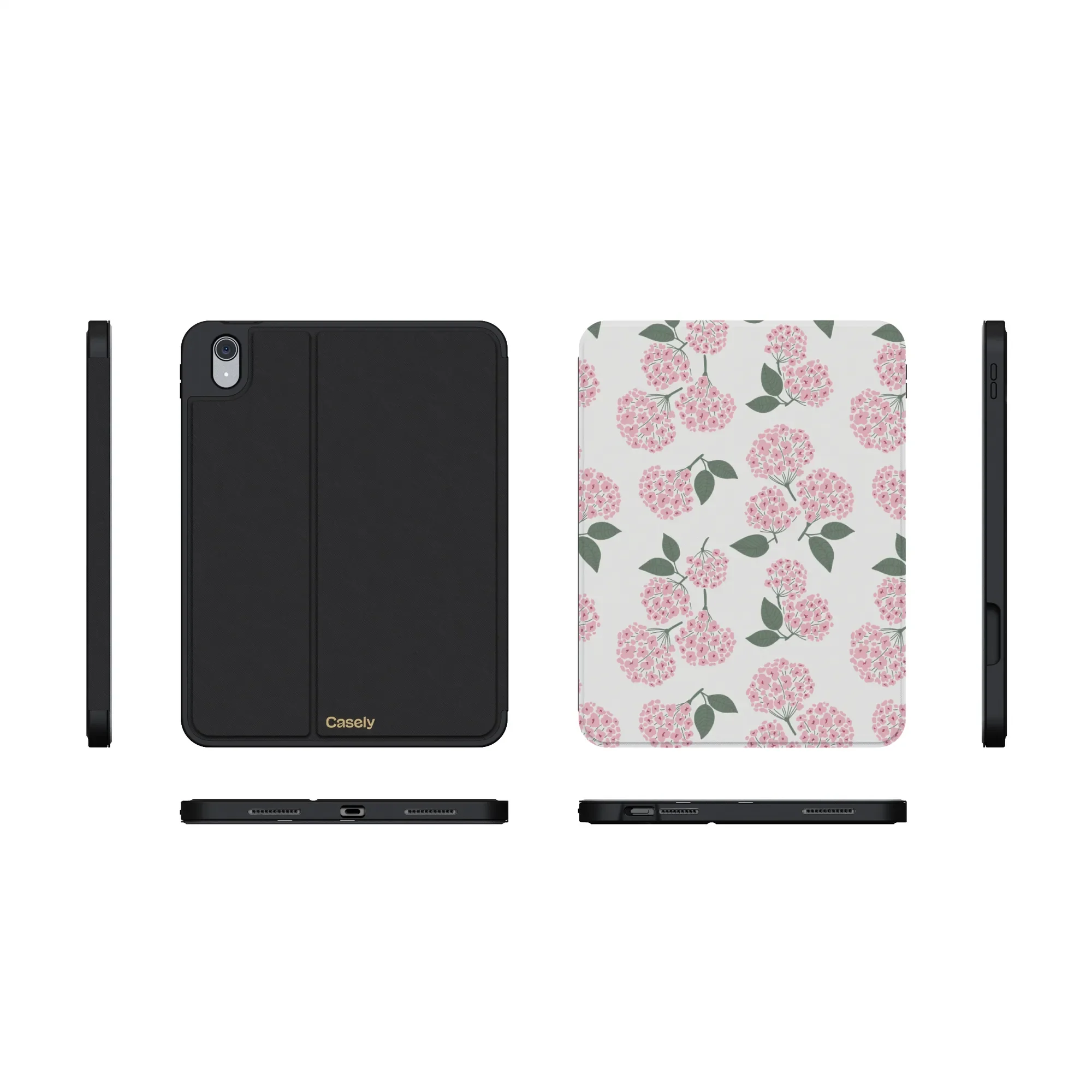 Nantucket Cottage | Pink Hydrangea iPad Case - Image 28