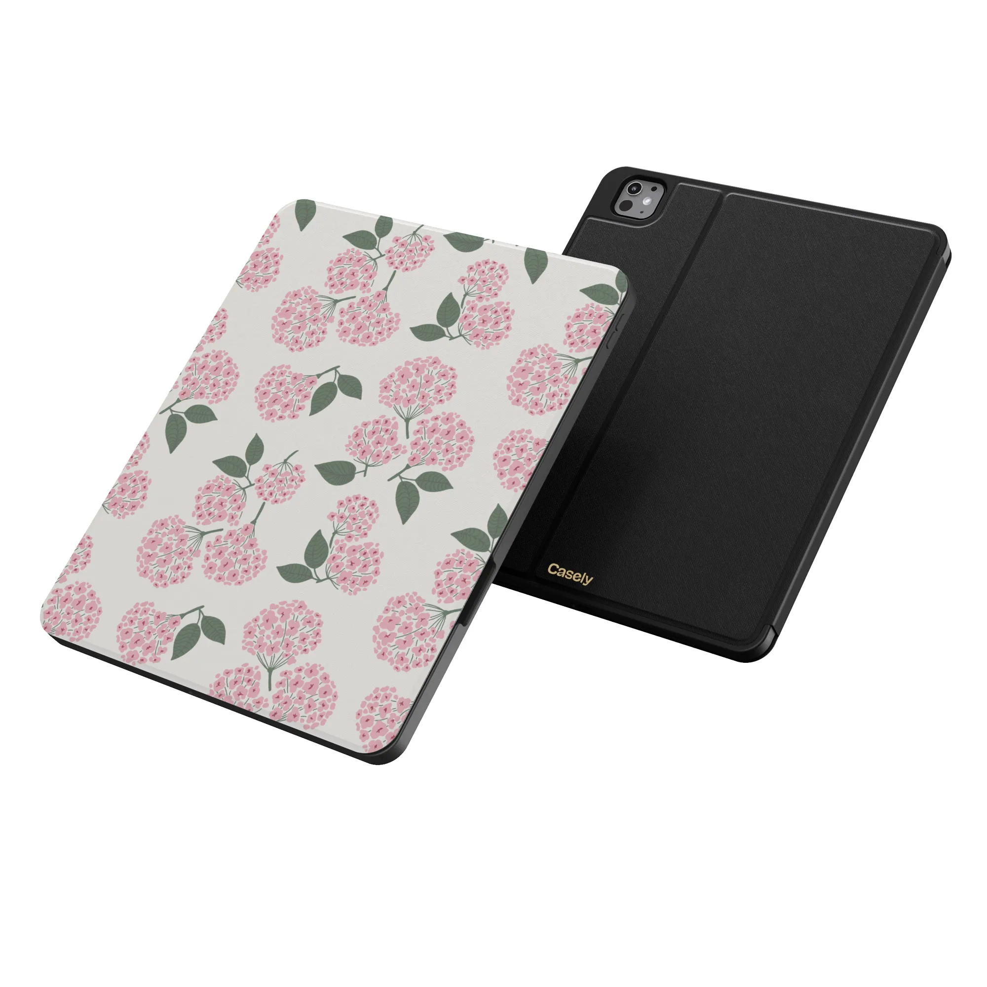 Nantucket Cottage | Pink Hydrangea iPad Case - Image 3
