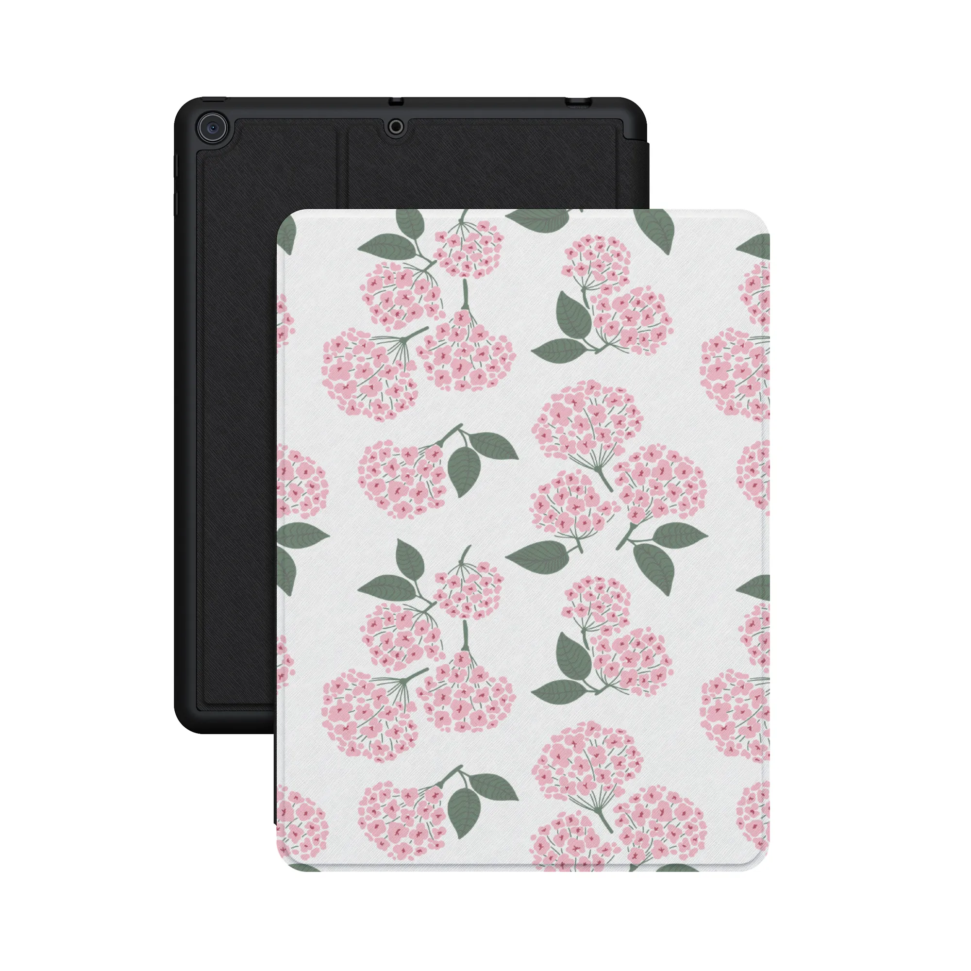 Nantucket Cottage | Pink Hydrangea iPad Case - Image 33