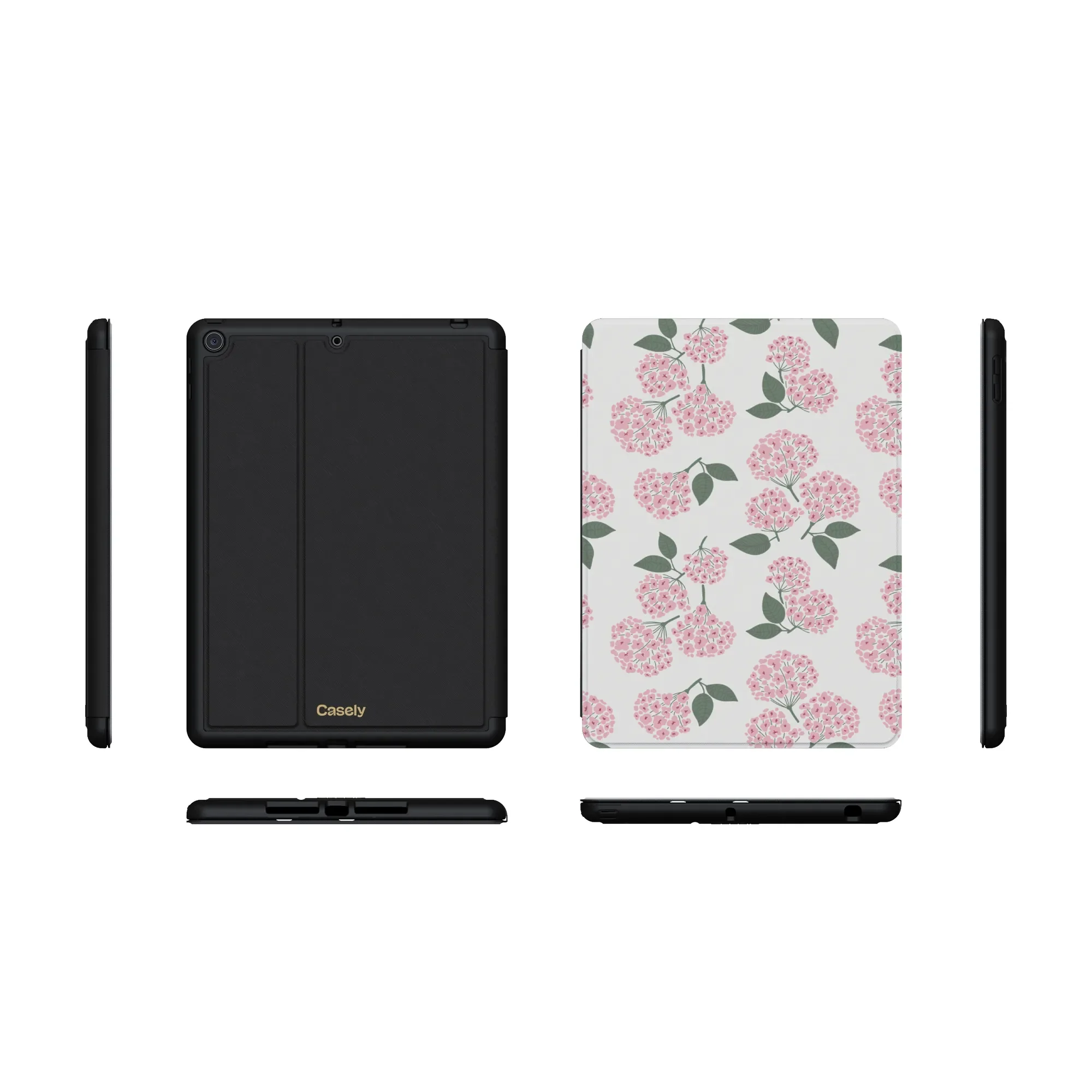 Nantucket Cottage | Pink Hydrangea iPad Case - Image 36