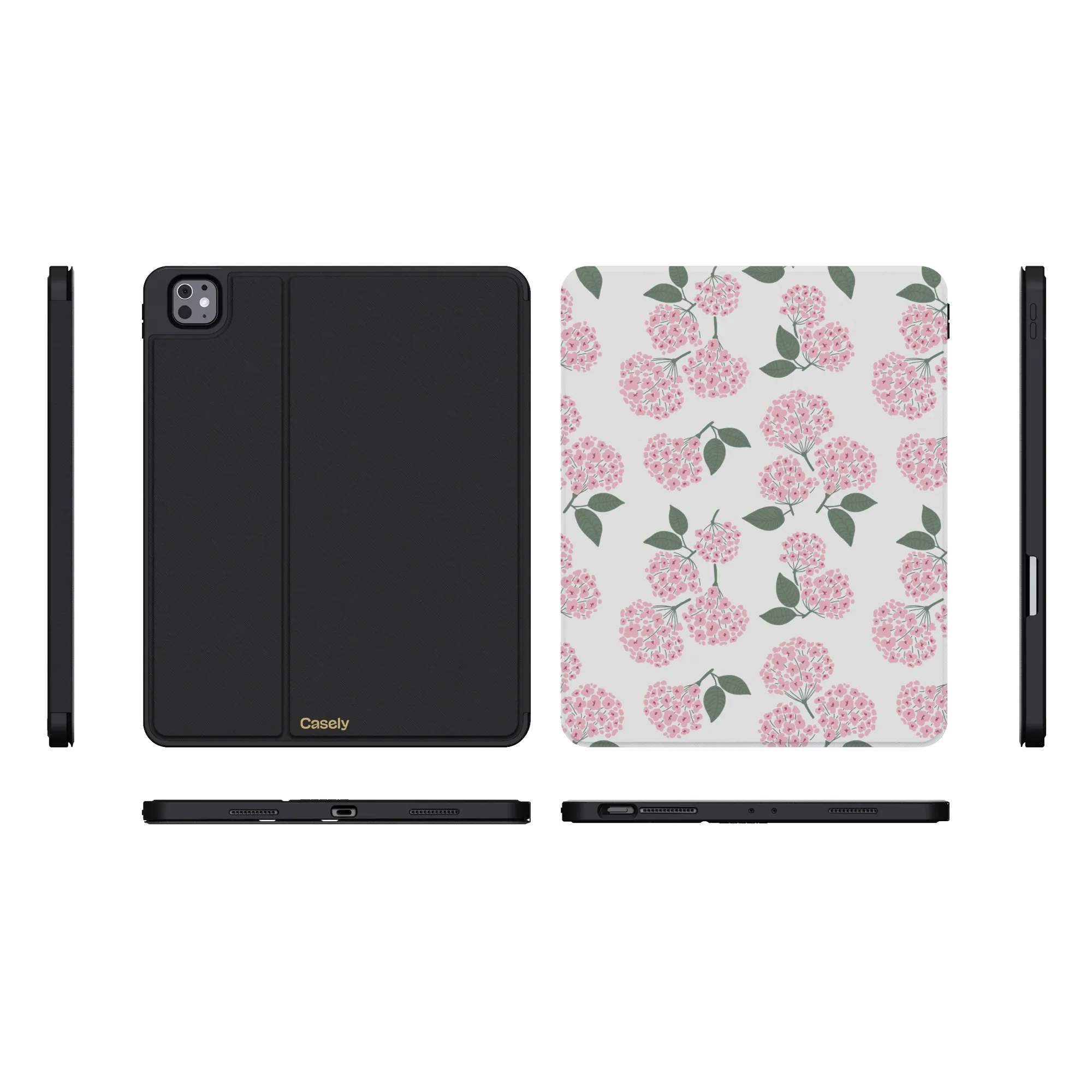 Nantucket Cottage | Pink Hydrangea iPad Case - Image 5